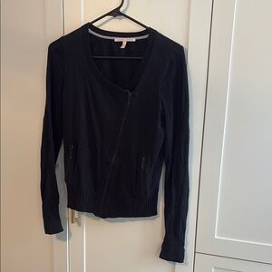 Victoria's Secret Black zip Sweater